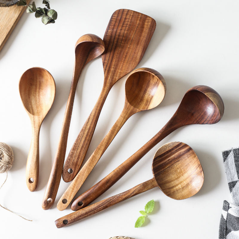 Japanese Wooden Utensil Set