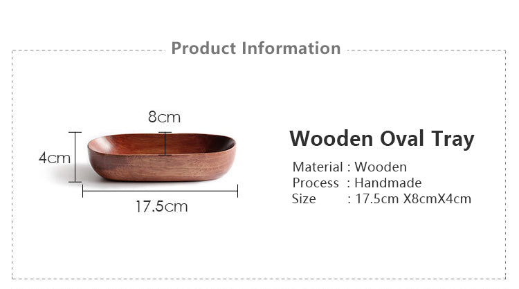 Elegant Japanese Wooden Tray
