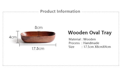 Elegant Japanese Wooden Tray