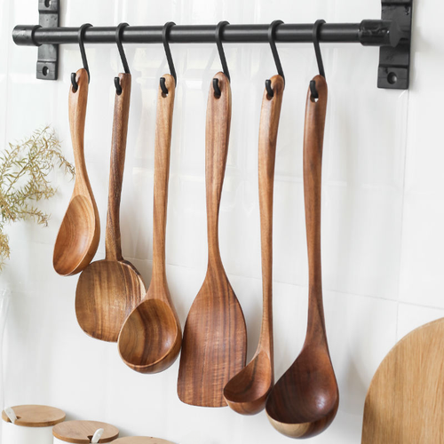 Japanese Wooden Utensil Set