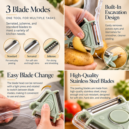 3-in-1 Vegetable Peeler