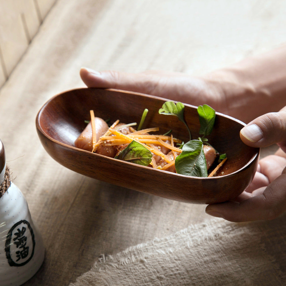 Elegant Japanese Wooden Tray
