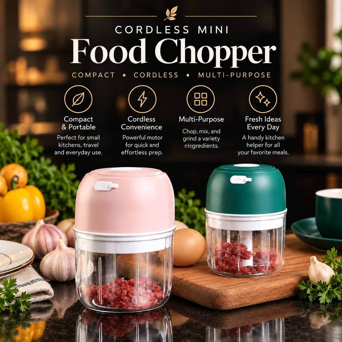 Cordless Mini Food Chopper