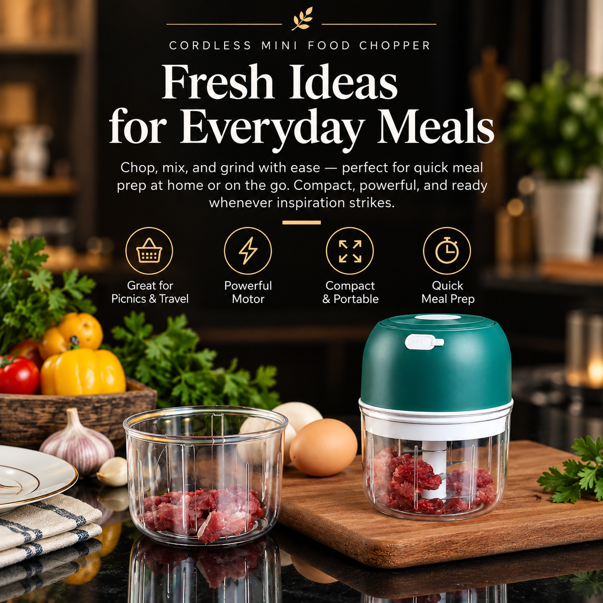 Cordless Mini Food Chopper