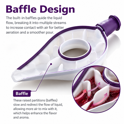 Petal-Shaped Wine Aerator & Decanter