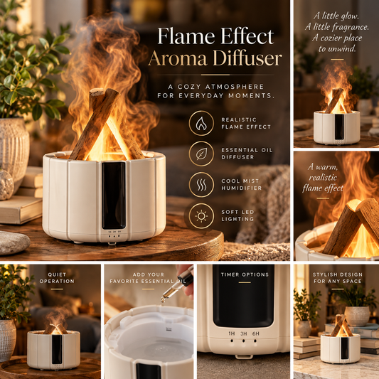 Flame Effect Aroma Diffuser