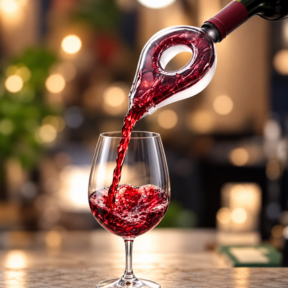 Petal-Shaped Wine Aerator & Decanter