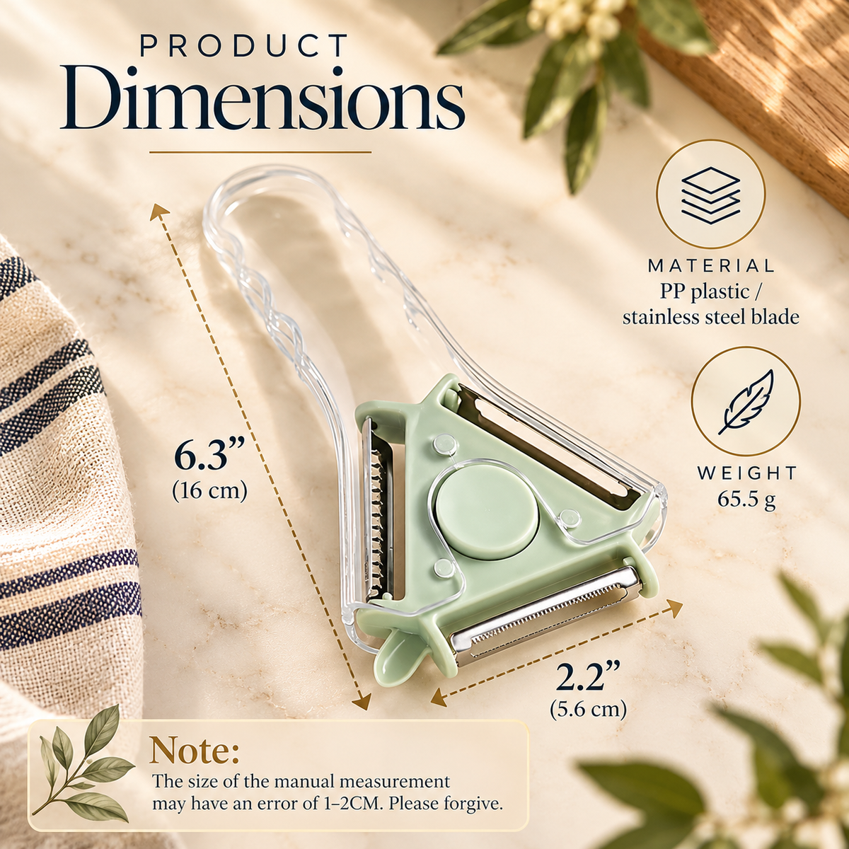 3-in-1 Vegetable Peeler