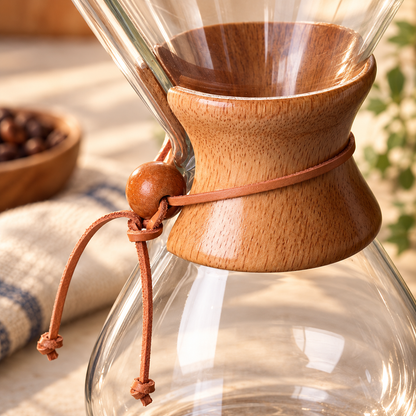 Italian-Style Heat-Resistant Pour Over Coffee Pot